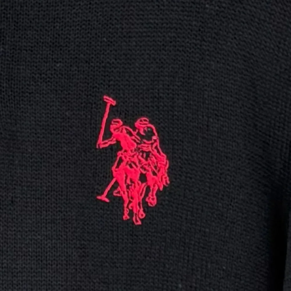 NWT US Polo Assn Quarter Zip Knit Sweater Size 18